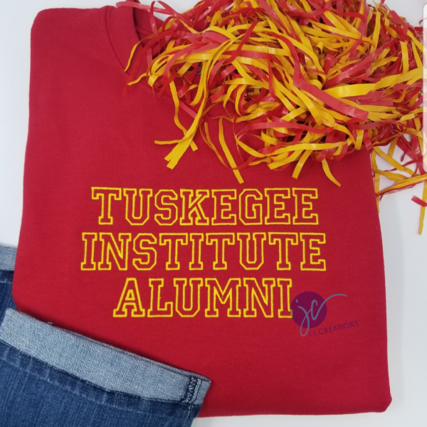 Tuskegee Institute Embroidered Unisex Sweatshirt