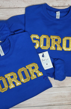 Sigma Gamma Rho Soror Inspired Embroidered Unisex Sweatshirt