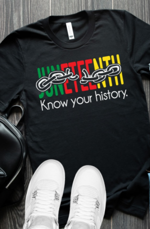 Juneteenth Know Your History Unisex Tee