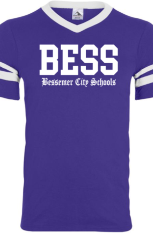 BESS Embroidered Stripe Jersey Unisex Shirt
