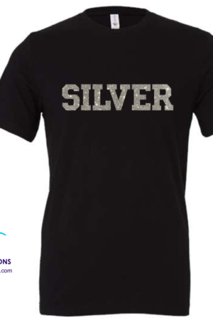 Silver AKA Embroidered Unisex Tee Shirt