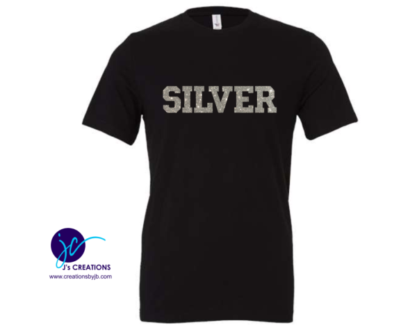 Silver AKA Embroidered Unisex Tee Shirt