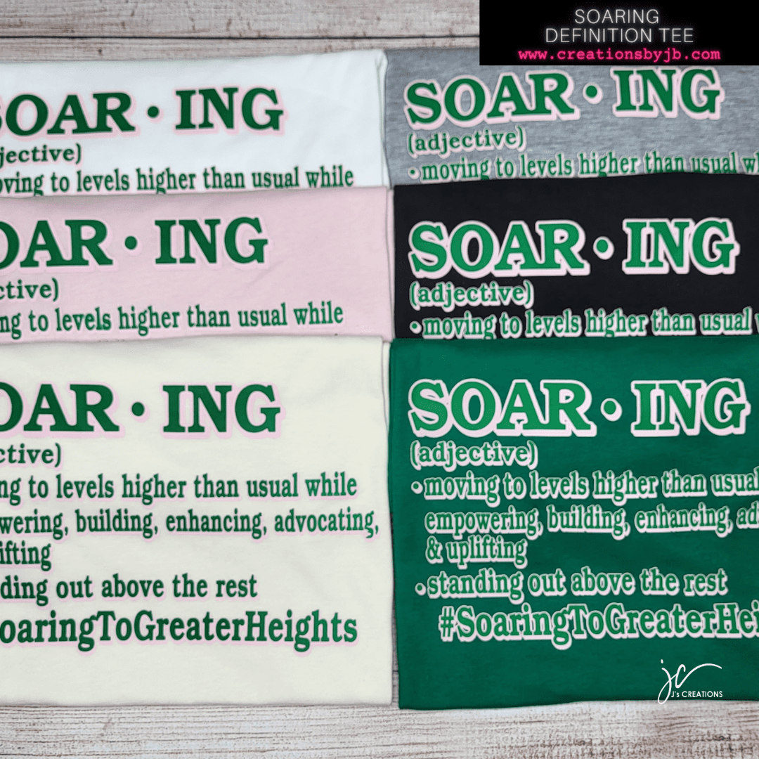 A set of six soar ing stickers on top of each other.