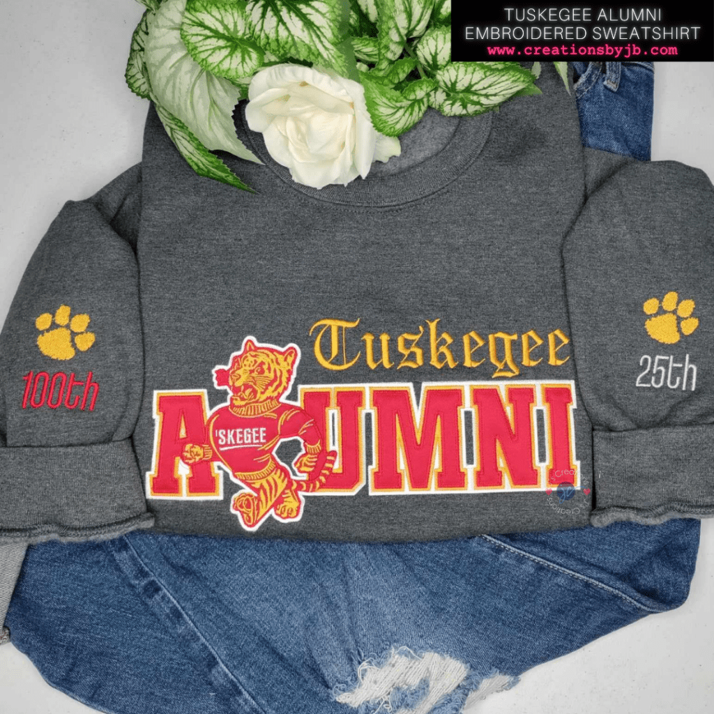 Handmade Tuskegee University TU Black Tiger Animal Print Unisex Men hotsell Women Crewneck Sweatshirt Hoodie, HBCU, Gift, Graduation, Football