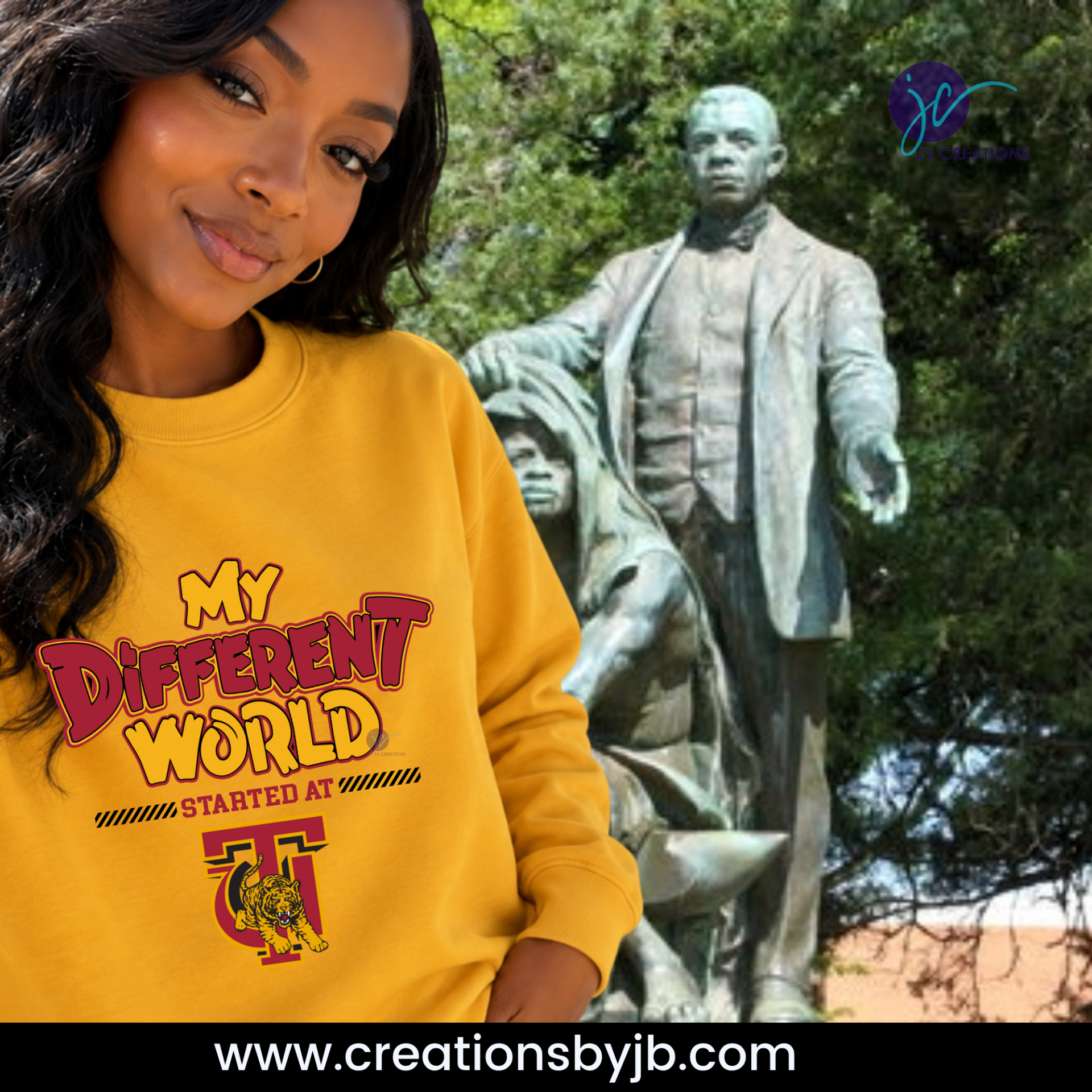 Tuskegee University My Different World Shirt | HBCU Alumni T-Shirt - Image 8
