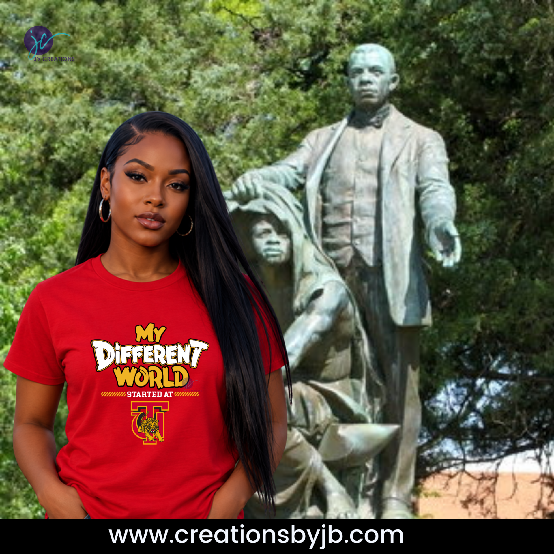 Tuskegee University My Different World Shirt | HBCU Alumni T-Shirt - Image 4