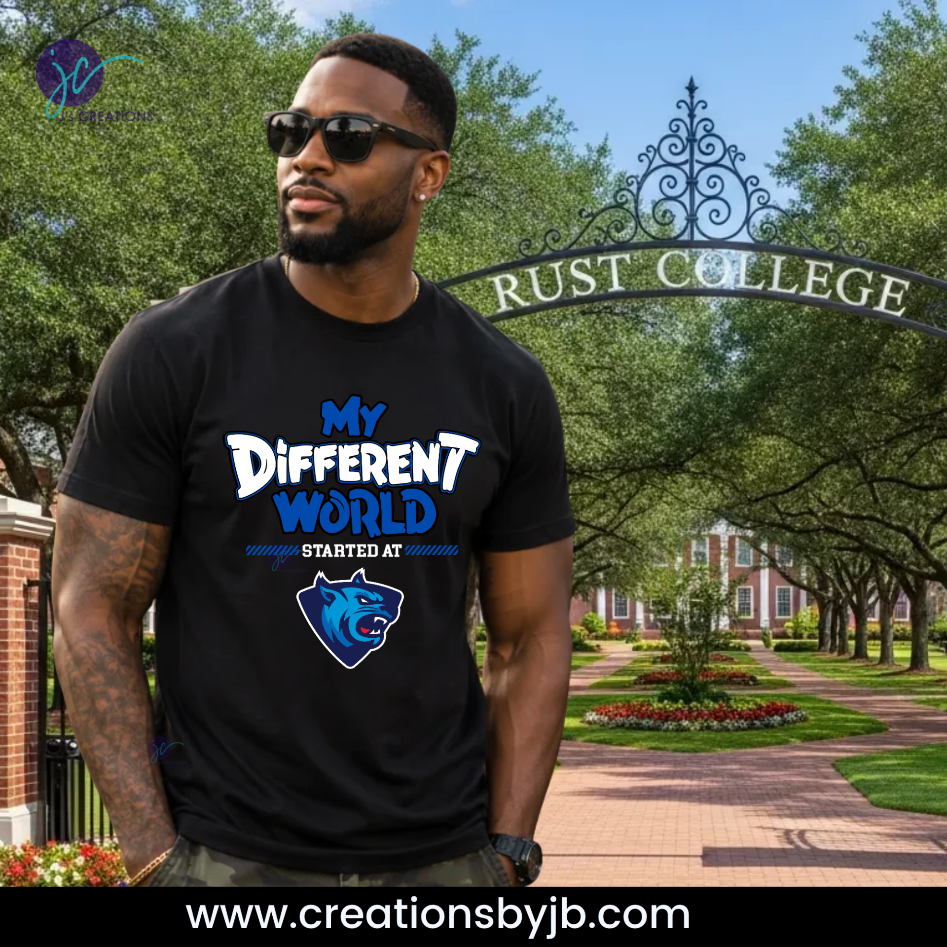 Tuskegee University My Different World Shirt | HBCU Alumni T-Shirt - Image 5